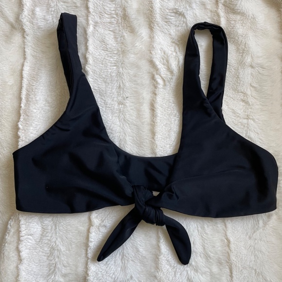 NWOT - Prairie Swim Black Bikini - Top Size Large, Bottom Size Medium - Picture 3 of 8